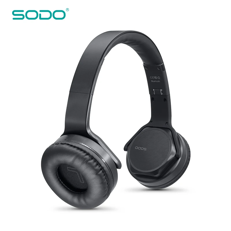 SODO MH3 Wireless Headphone Foldable Bluetooth-compatible 5.0 Stereo Headset Wireless Earbuds with Mic Support For iPhone Xiaomi