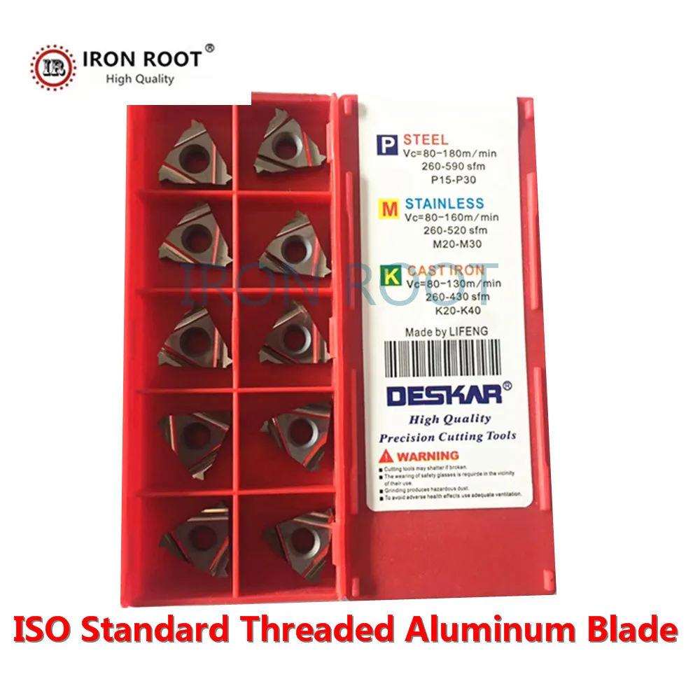 

DESKAR 16IR 1.25 ISO K15/1.5ISO 1.75ISO 2.0ISO 2.5IAO 3.0ISO K15 CNC Lathe Tool Threaded Carbide Insert For Aluminum Carbide