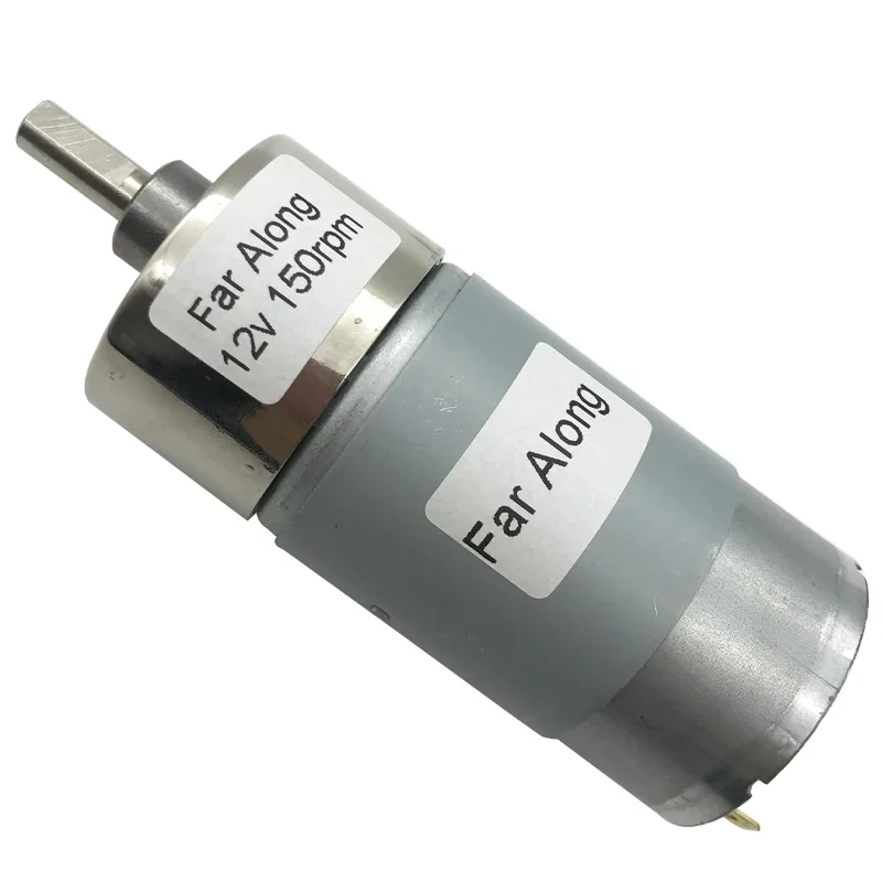 Electric Micro Low speed DC Geared Motor 12V 24V DC High Torque Motor 5-600RPM Reversed Adjustable Speed 15W For DIY Toy Motor