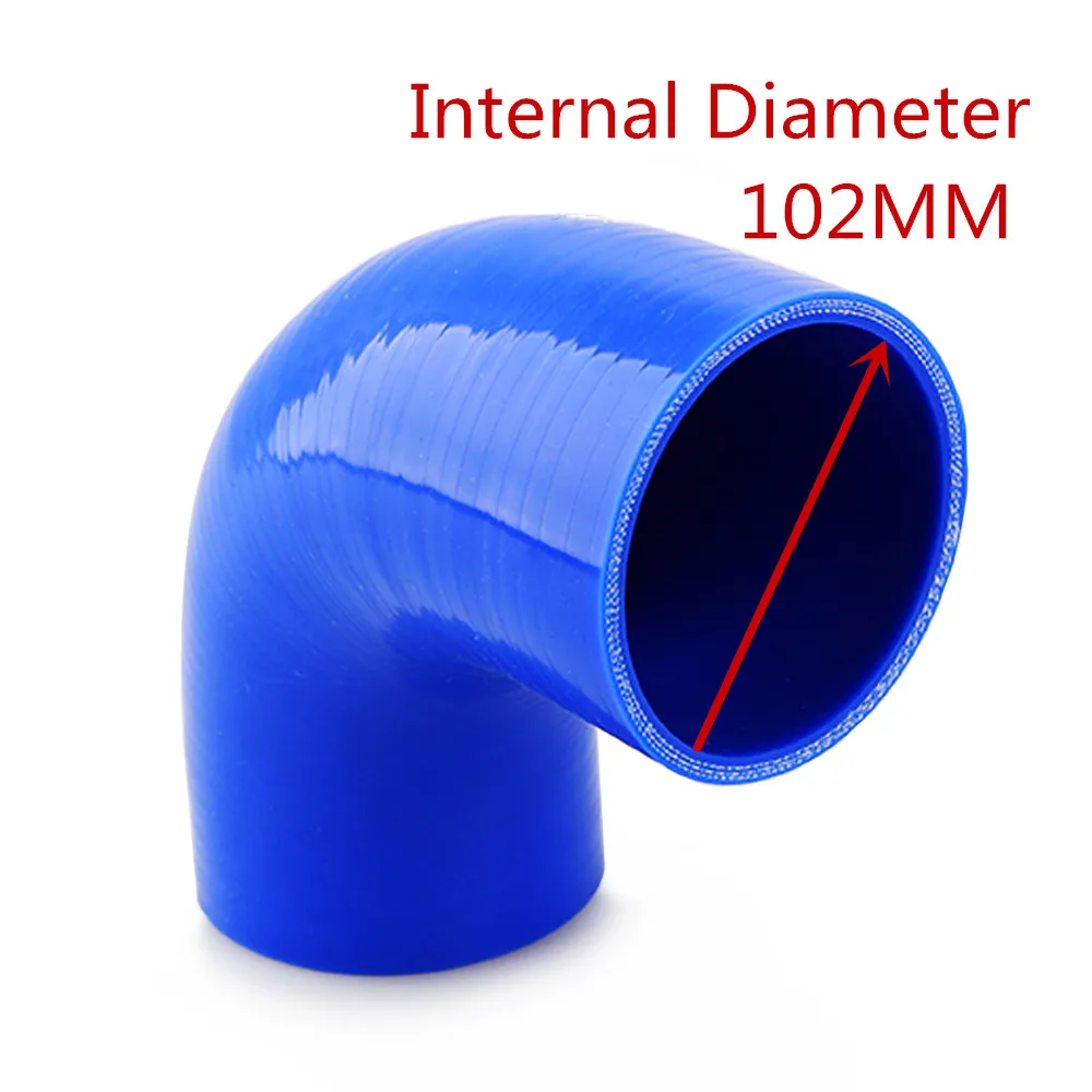 RO-GEJA Universal 90 Degree 102mm Elbow Silicone Hose Pipe Turbo Intake Couple