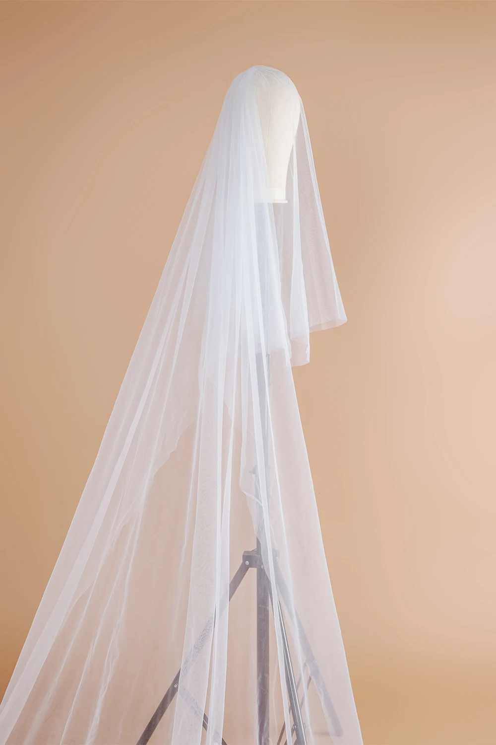 3m di Lunghezza Del Merletto Cattedrale Velo Da Sposa Con Pettine Uno Strato di Applique Bianco Avorio Da Sposa Copricapi 2020 A Buon Mercato Capelli di Nozze accessori