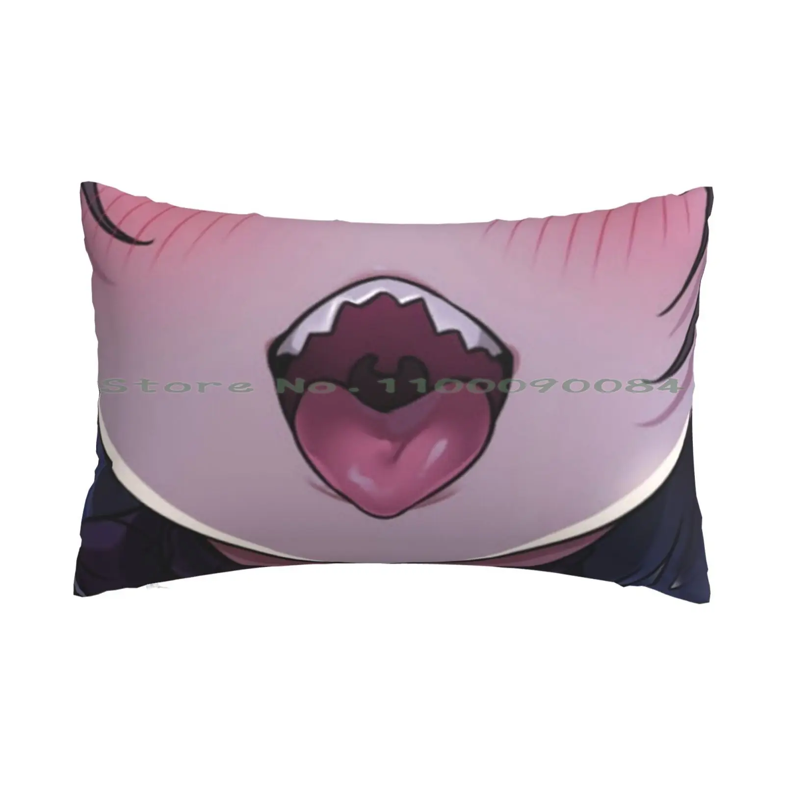 Anime Girl Face Pillow Case 20x30 50*75 Sofa Bedroom Naughty Ecchi Oral Face Tsumino N Hentai Lolicon Hentai Haven Fellatio