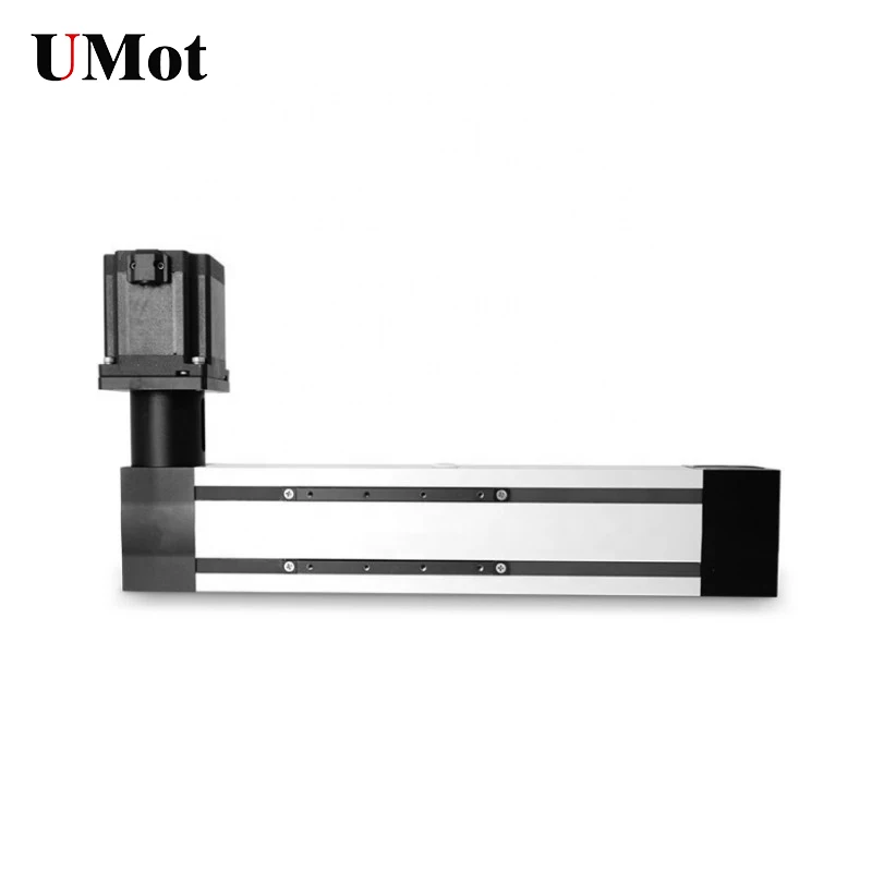 High Speed Long Stroke Belt Driven Linear Module Aluminum Profile Linear Actuator Dual Rail Four Slider