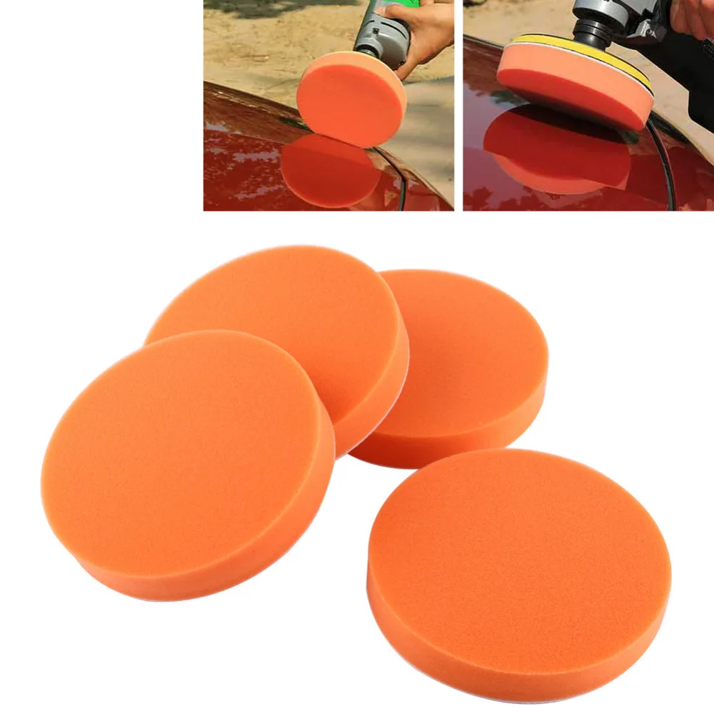 2 Inch-6 Inch Sponge Foam Polishing Pad Buffing Pads Car beauty Waxing Polishing Plate Hook and Loop For Car Polisher Buffer