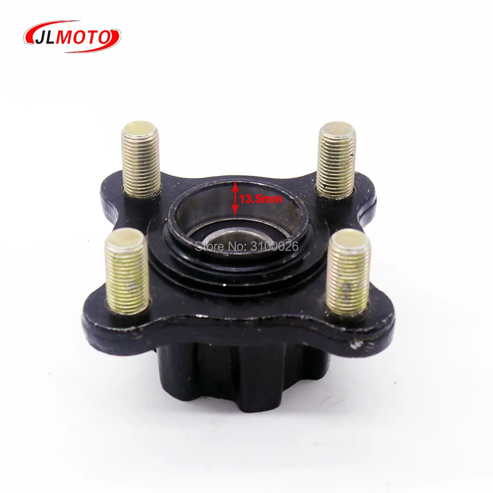 Przednie 100MM * 4 M10/M14 hamulec tarczowy piasta koła nadające się do 150cc 250cc 300 cm3 Buggy gokart Mini SUV Karting części Quad ATV
