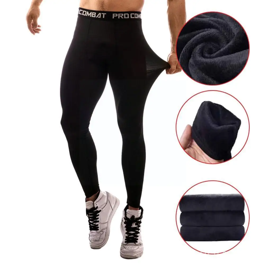 Mallas ajustadas de compresión para hombre, pantalones deportivos de entrenamiento para correr, pantalones de Yoga de secado rápido, B7h5