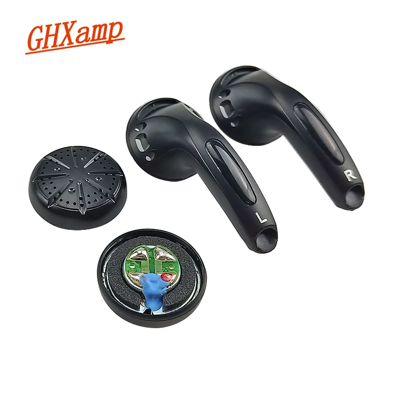 2PCS 15.4MM Earphone Speakers Unit Transparent Driver Full Range N52 Strong Magnetic Flattop Earpiece Speaker 32OHM