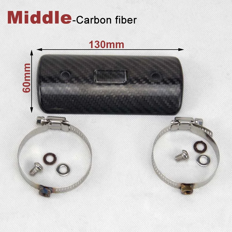 Silencieux en fibre de carbone pour moto, protecteur, évasion, bouclier thermique, couverture, garde, anti-brûlure, Vintage, Z900, Pit Bike