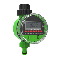 Garden Automatic Watering Timer LCD Display Automatic Irrigation Controller Home Garden Ball Valve Watering Electronic Device