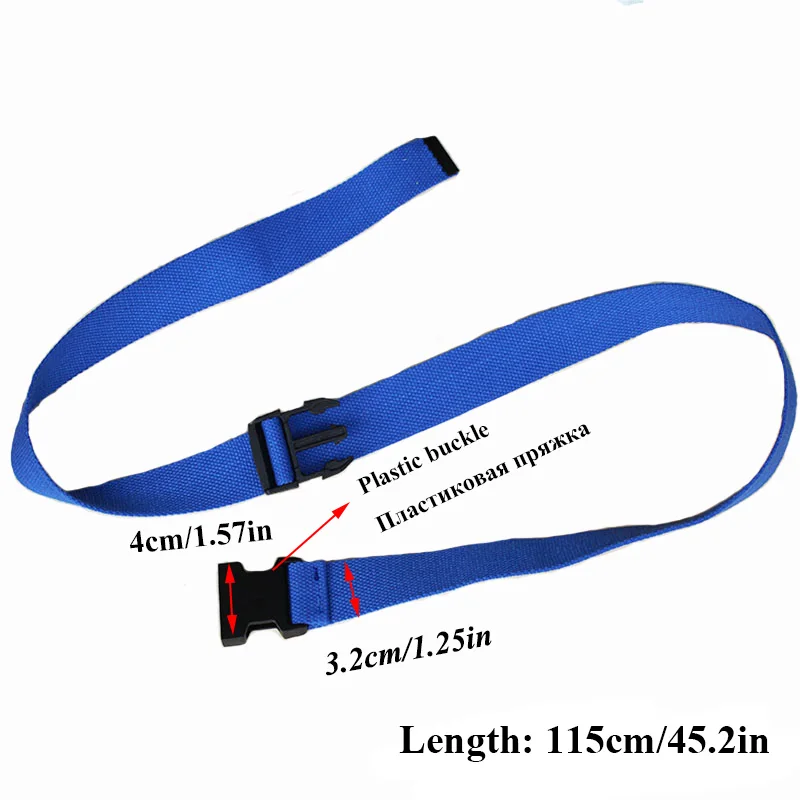 Women Men Unisex Canvas Belts Casual Female Plastic Buckle Tactical Waist Belts Harajuku Solid Color Long Black Jeans Waistband