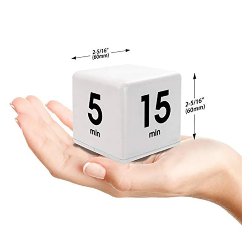 Practice Timer Kitchen Timer The Miracle Cube Timer for Study Gym Management Workout Timer 1 -60 mins timing option  