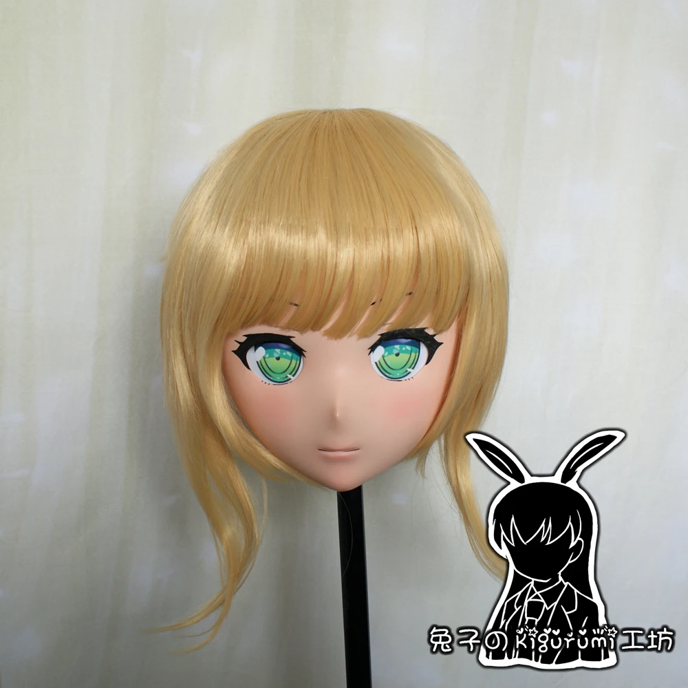 

(RB6523)Quality Handmade Female Resin Cosplay Japanese Role Anime Kigurumi Crossdress Doll Transgender Mask