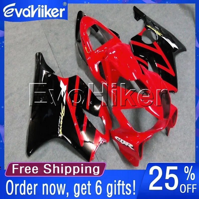 Custom motorcycle fairing for CBR600F4i 2001 2002 2003 CBR600F4i 01 02 03  Injection mold motorcycle plastic cover red+gifts