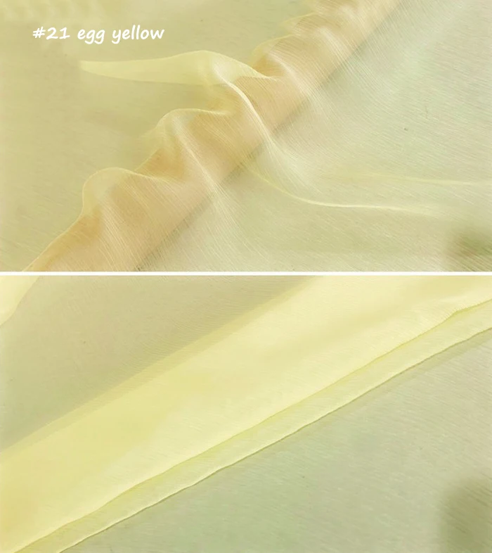 Schlichter, gefärbter Schal aus reiner Maulbeerseide, Textil-Crêpe-Stoffe aus gekreuzter Seide und Chiffon – Detail 27