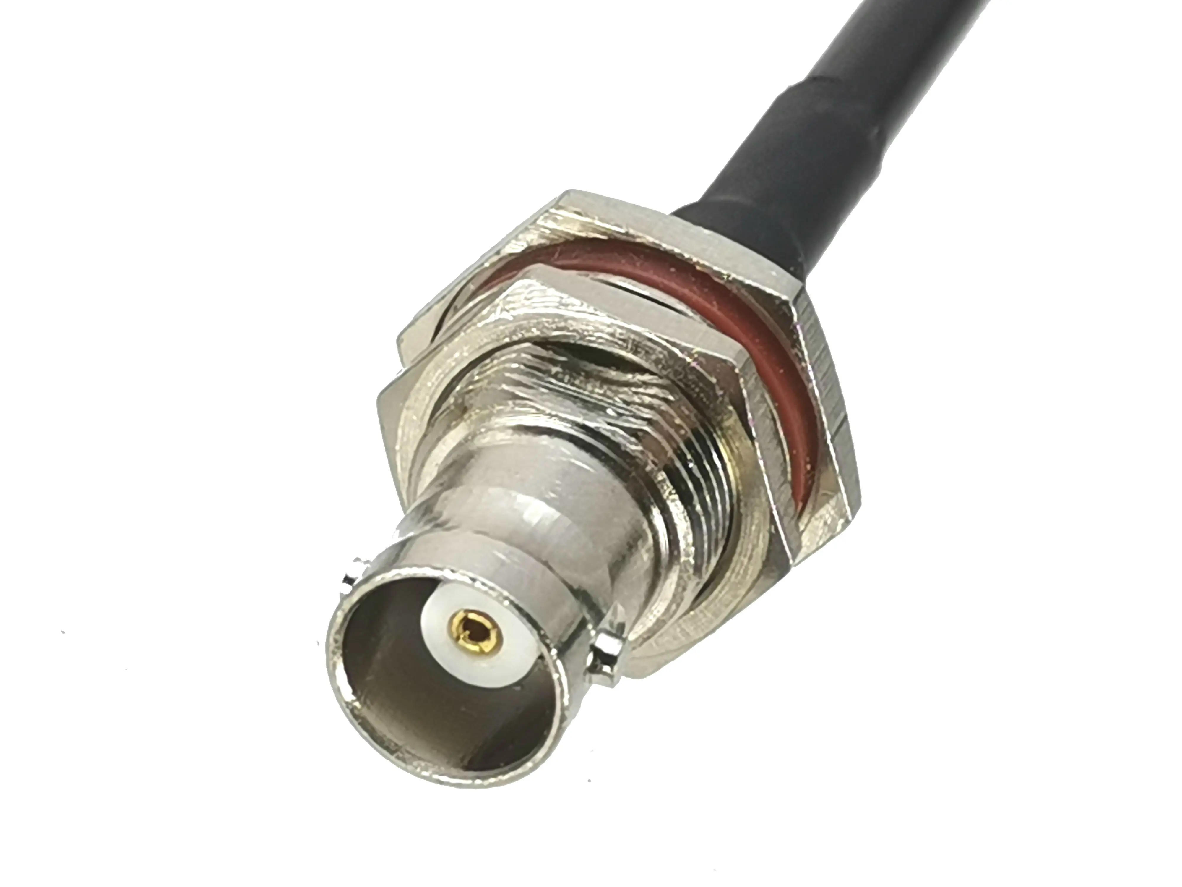 1 sztuk RG58 BNC wtyk męski na BNC gniazdo żeńskie nakrętka grodziowa RF złącze koncentryczne Pigtail kabel połączeniowy nowy 6 cali ~ 5M — zdjęcie 4