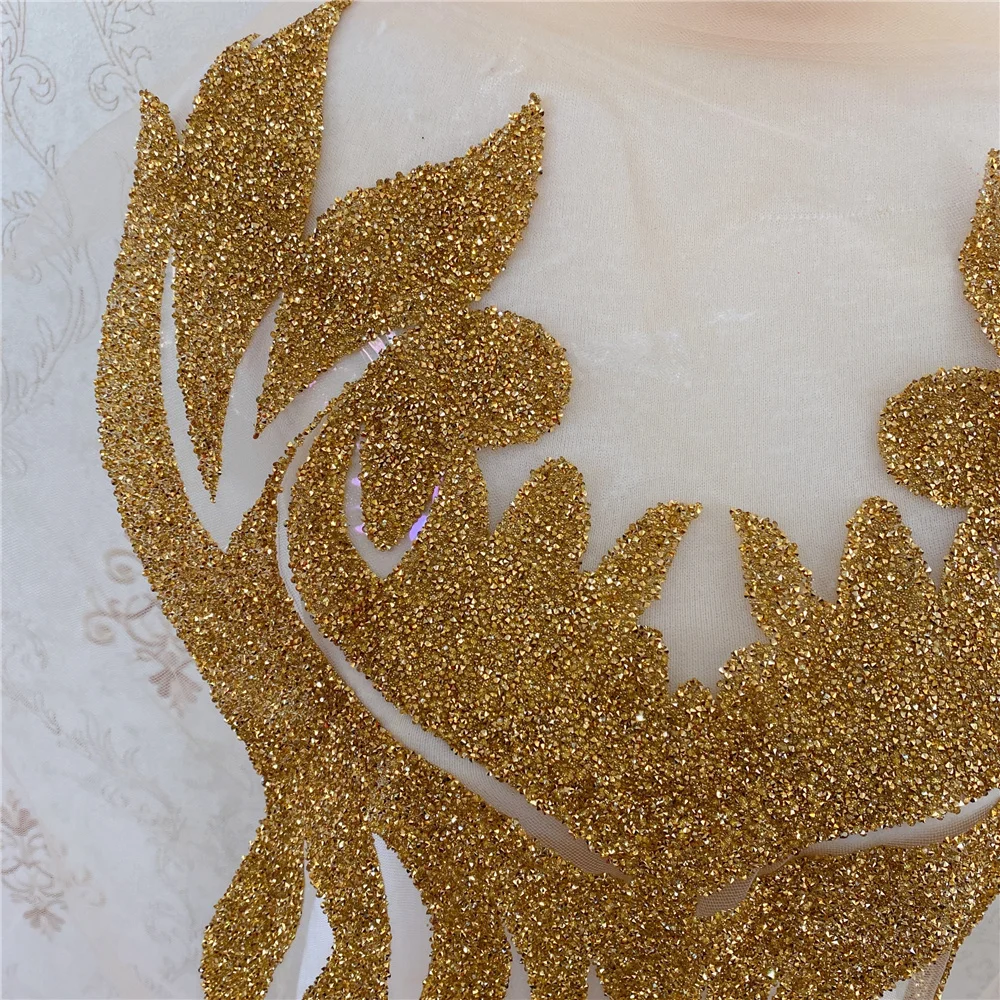 Hot selling  single side wedding rhinestone collar  for women\'s clothes decoration DIY