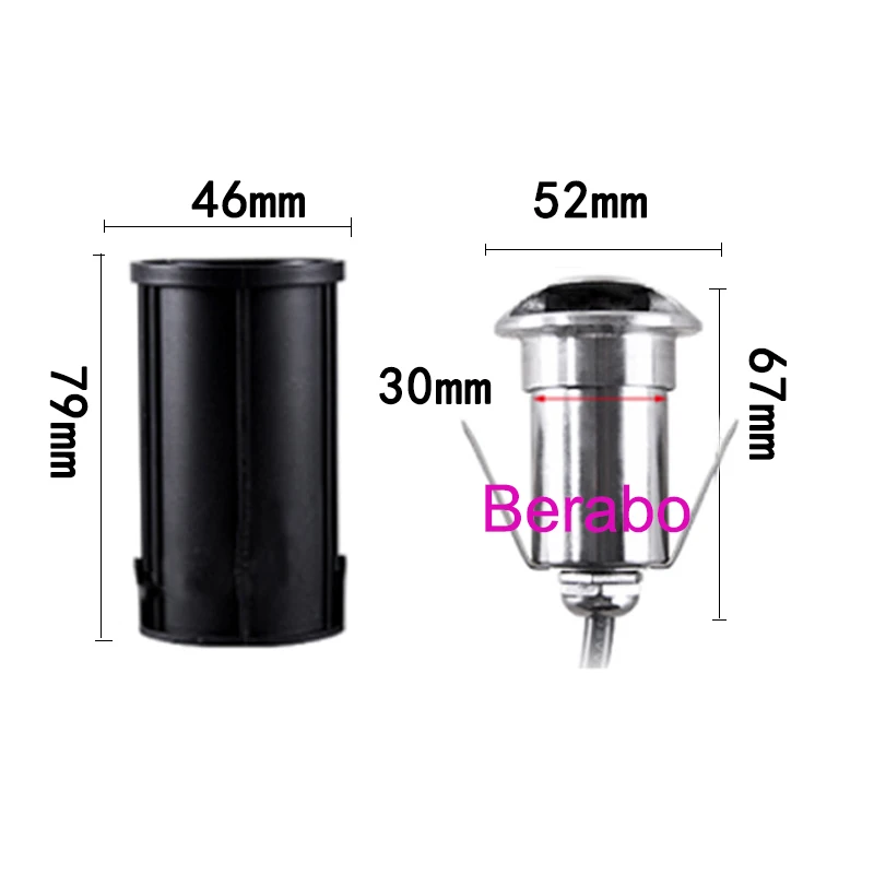 6pcs Cob führte unterirdisches Licht 5w Boden Garten Weg Stehle uchte im Freien unterirdisch begraben Hof Lampe Landschafts licht 110 v220v12v – Detail 7