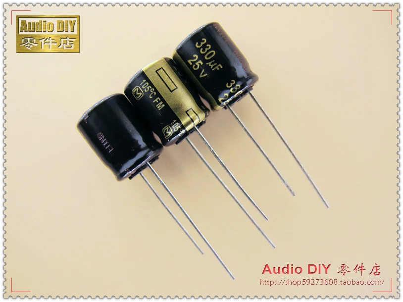 

30PCS/50PCS Matsushita FM Series 330uF/25V ultra low internal resistance electrolytic capacitor original free shipping