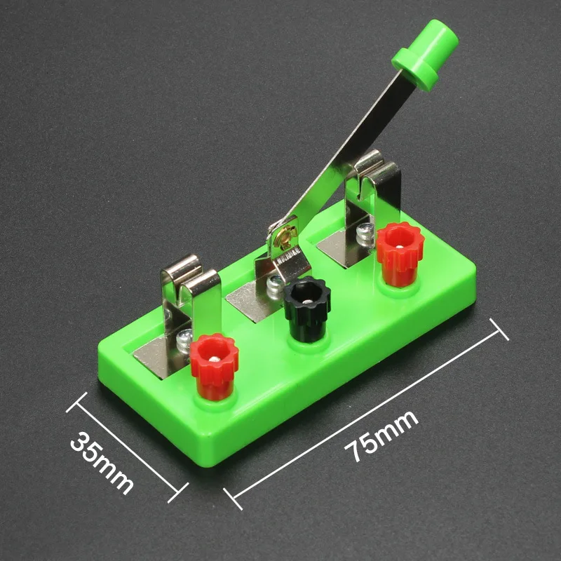 Physic Single Pole Double Throw Toggle Knife Switch Physical Electricity Laboratory Science Experiment Test  School Equipment