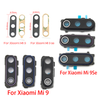 NEW Tested Rear Camera Glass Lens Cover With Frame Holder with Sticker Replacement For Xiaomi Mi 9 Mi 9 Se 12 11 Mi 8 Lite