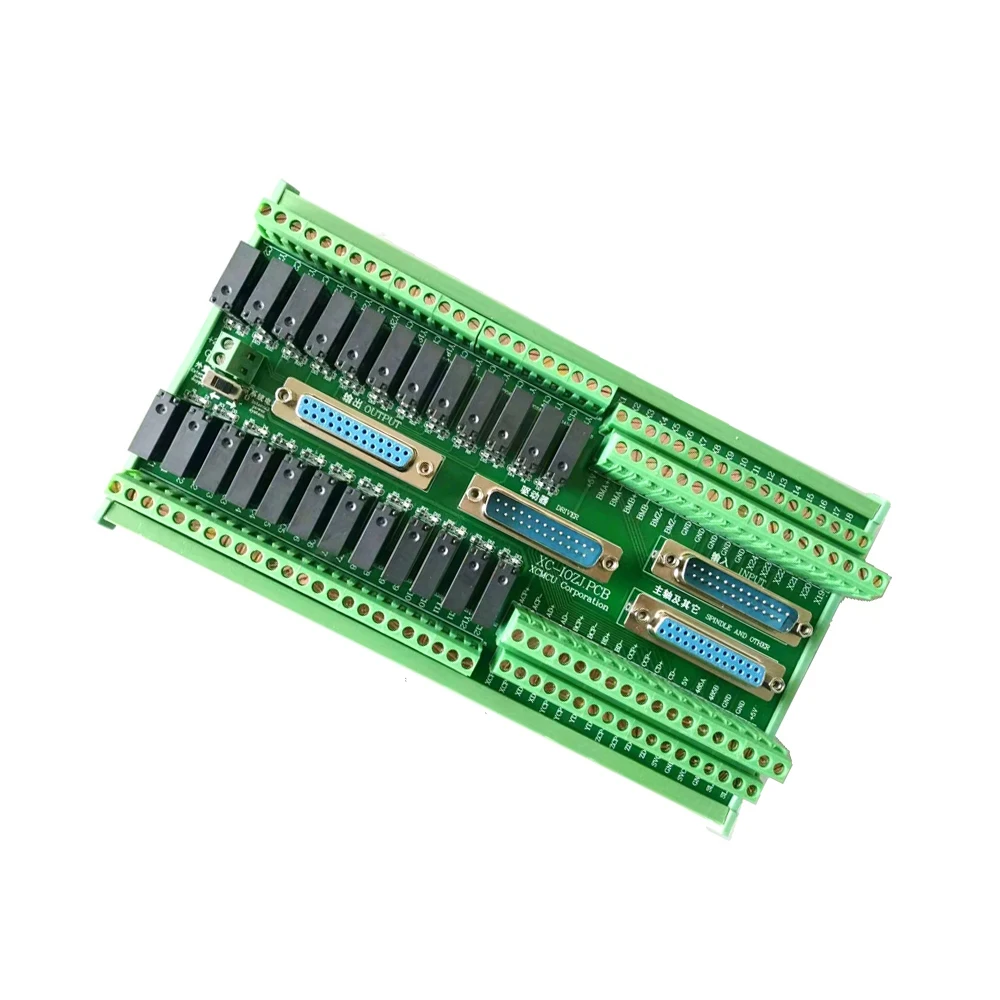 Scheda adattatore integrata scheda IO con cavo porta parallela DB25 4 pezzi per Controller g-code serie XC609 XC709 XC809
