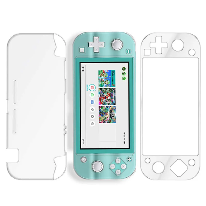 Funda transparente para Nintendo Switch Lite 2019, carcasa rígida y ligera, carcasa protectora para Nintendo Switch Lite