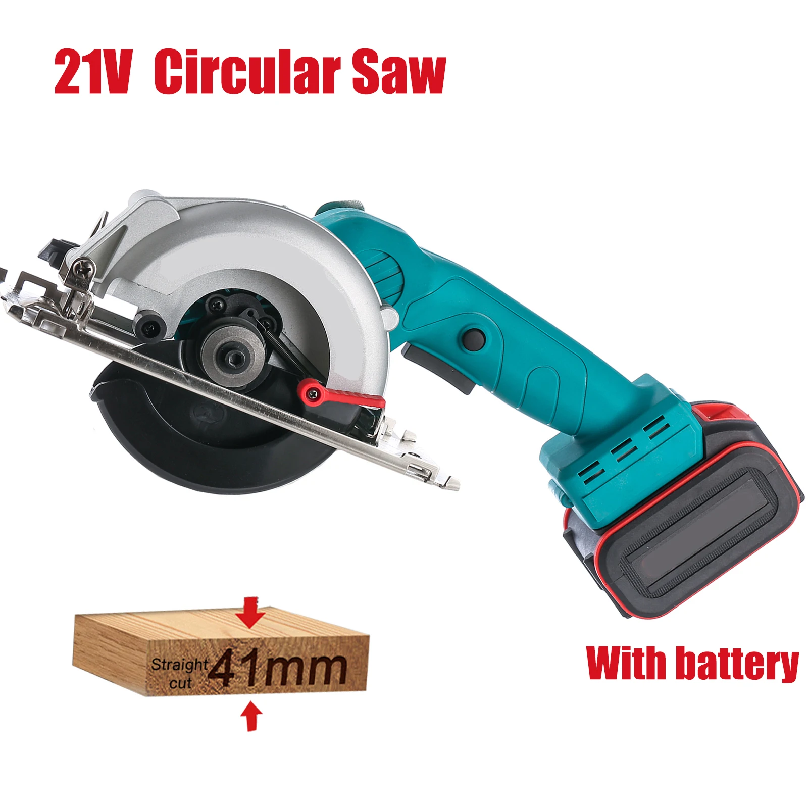 

21V 5inch Electric Circular Saw Wood Board Marble Cutting Machine Woodworking High Power Power Tool With Lithium Battery