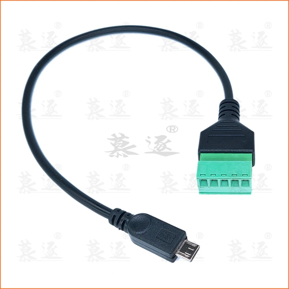 USB 2.0 perempuan B mikro usb mini usb tipe-c laki-laki ke 5 Pin baut perempuan konektor sekrup dengan perisai Terminal adaptor Ca