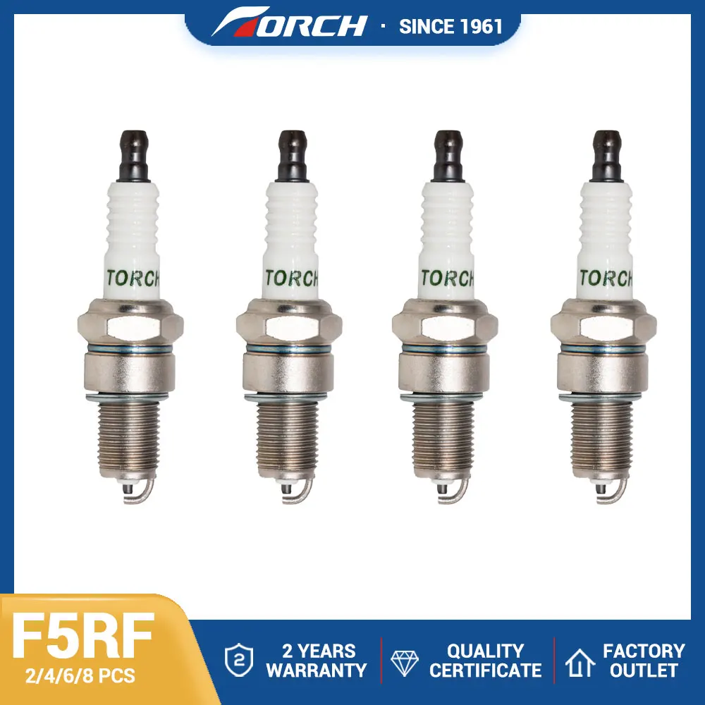 

2-8PCS твердые гайки свечи замена для HYUNDAI/KIA 0K2A1-1811 NISSAN B2401-89908 TOYOTA 04195-34280 свечи зажигания TORCH F5RF