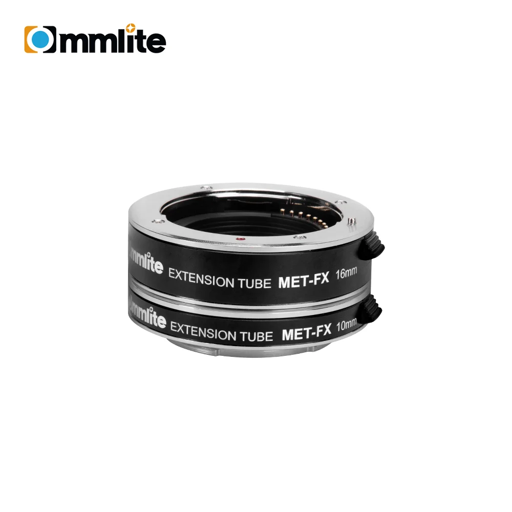 

Commlite CM-MET-FX Adapter Automatic Extension Tube for Fujifilm X Mount Camera Focus on Exact Macro Shooting lens adapter ring