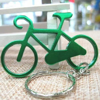 Venta al por mayor Mini abridor de botellas de bicicleta llavero colgante regalo herramienta de reparación de automóviles
