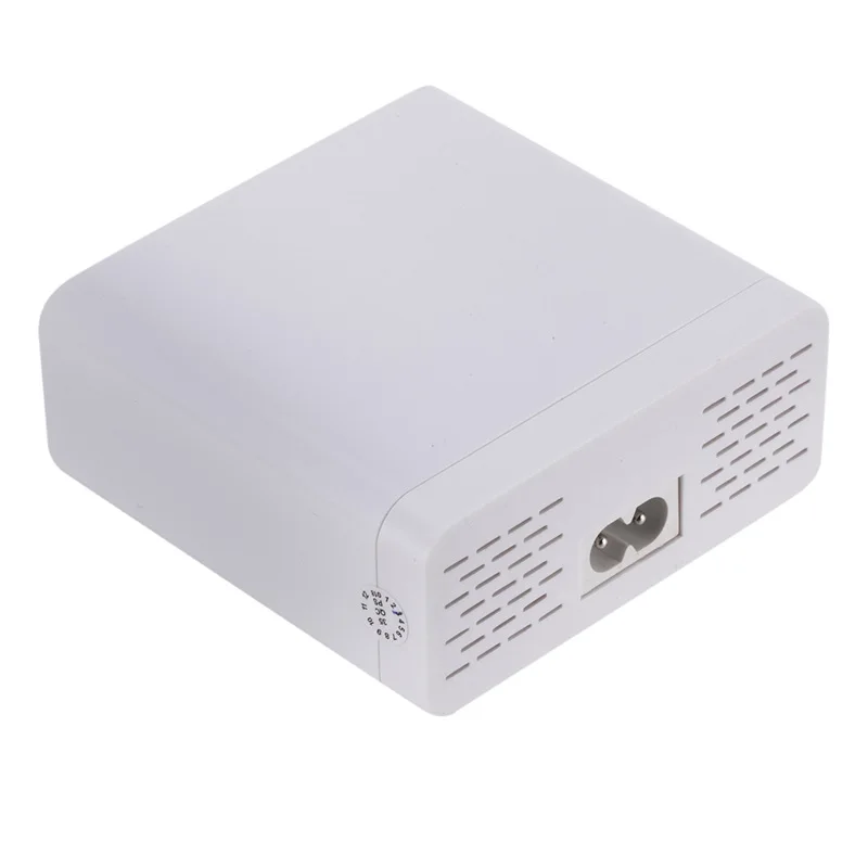 Carregador inteligente para celular, carregador rápido com 6 portas para tela lcd para smartphones tablet pc