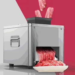 150KG/H Automatic Meat Slicer Consumer And Commercial Multifunctional Fresh Meat Dicing Machine Household Lamb Roll Slicer 220V