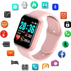 Montre numérique de sport pour hommes et femmes, montre-bracelet électronique LED pour dames, horloge féminine