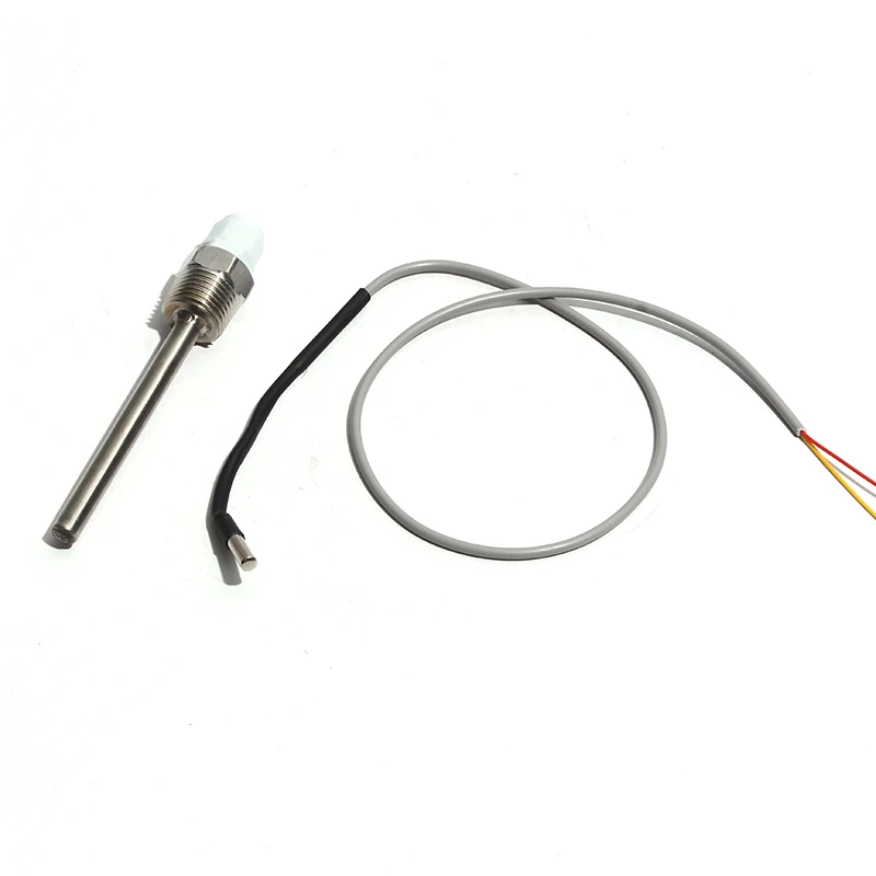 LUJINXUN 2 النوى أجزاء سخان المياه بالطاقة الشمسية خزان المياه استشعار درجة الحرارة 10K الموضوع 1/2 "304 الفولاذ المقاوم للصدأ أنبوب أعمى