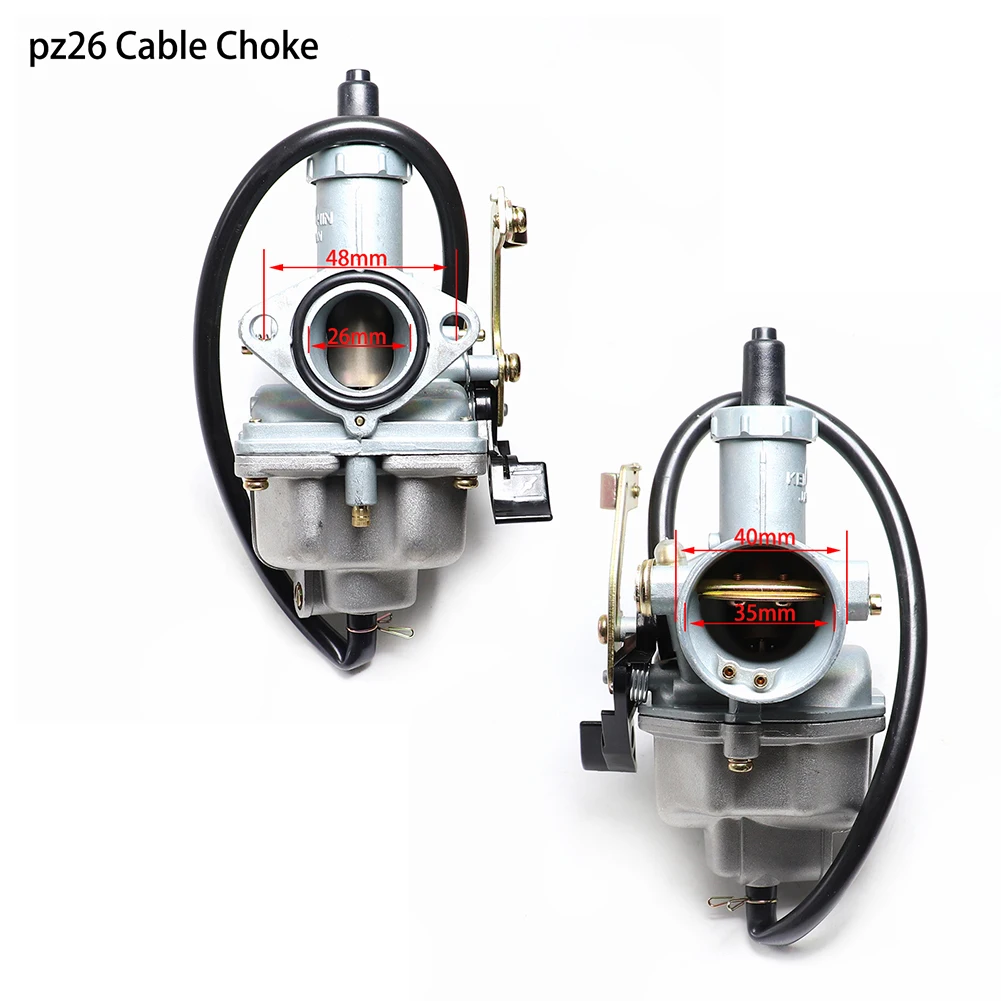 PZ26 26mm Hand Cable Choke Carburetor Carb For CB125 XL125S TRX250 TRX 250EX XR100 XR200 CG CB  ATV Quad Dirt Bike Motorcycle