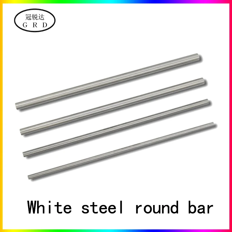 White steel round bar Straight Shank Hss Steel Metric Hardened White Round Lathe Tool White Steel Rod Woodworking Carving Knife