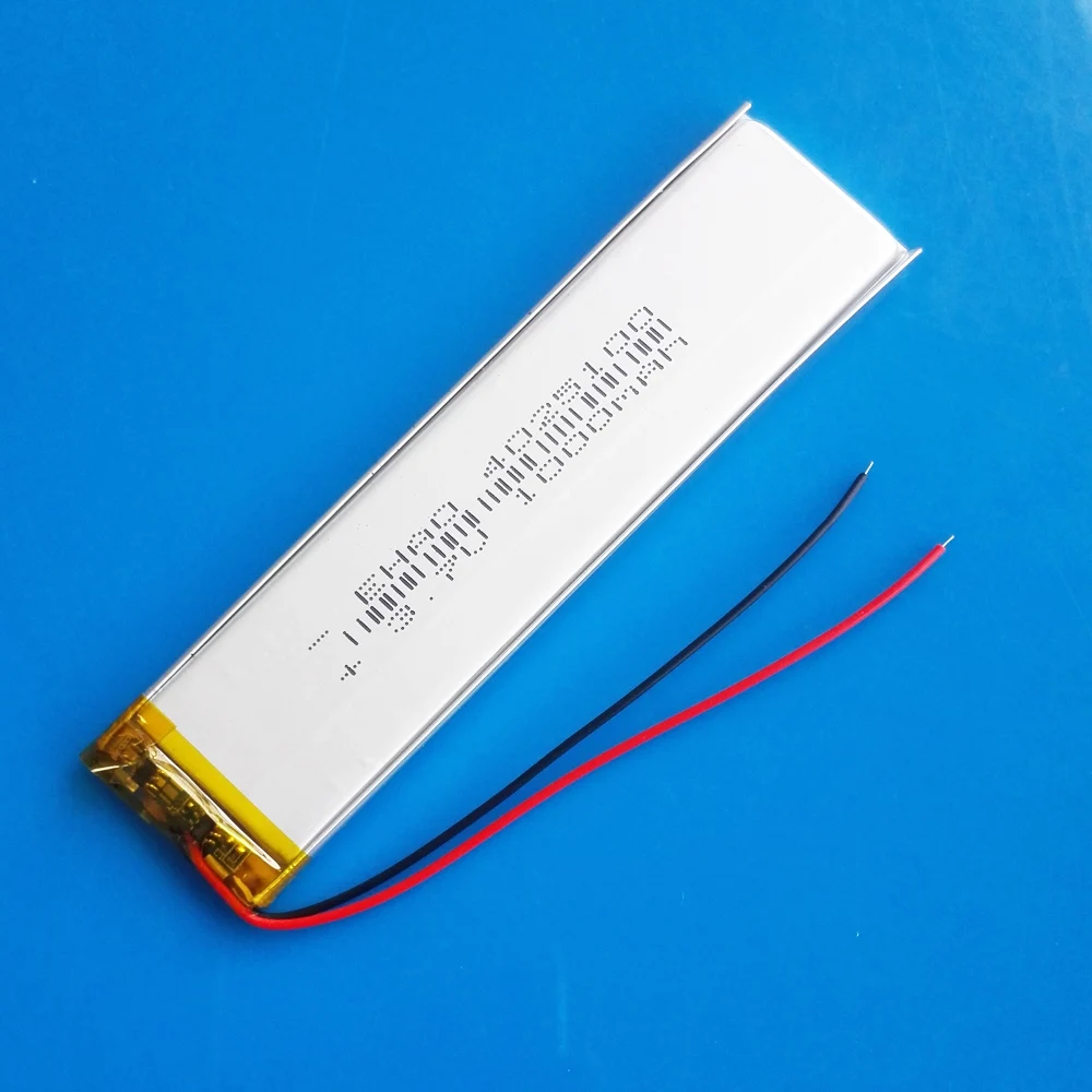 EHAO 4025100 3.7V 1000mAh Lipo polimerowy akumulator litowy do GPS DVD Bluetooth rejestrator ebooka kamera LED