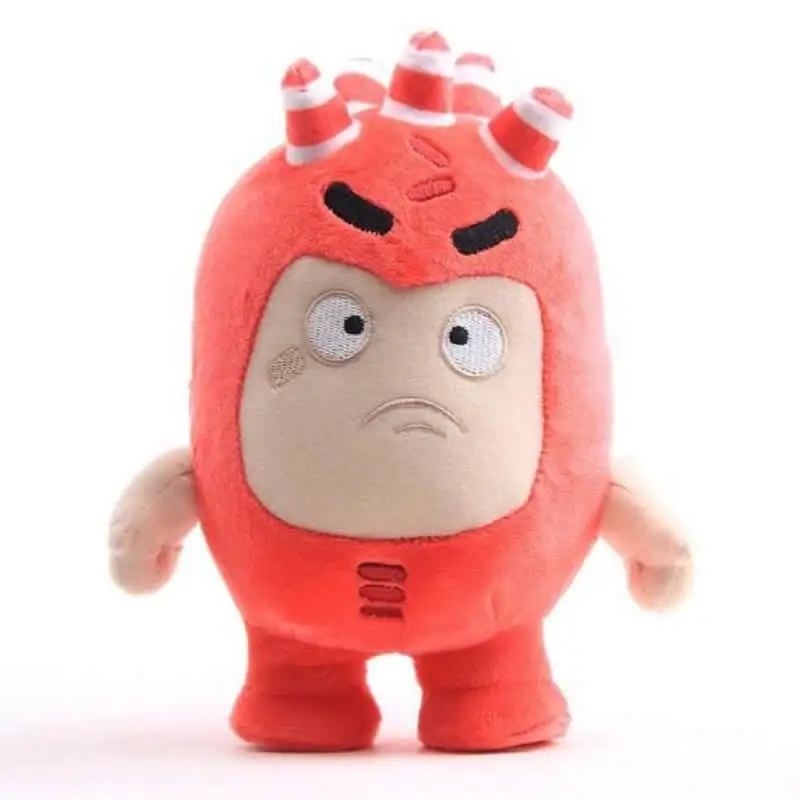 Oddbods-muñeco de peluche de Anime para niños, juguete de Anime de 24cm, tesoro de soldados, monstruo, relleno suave, fusible, burbujas, Zeke, Jeff, regalo