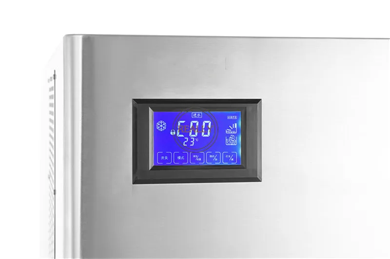 Cubo de gelo industrial automático que faz a máquina com certificação do ce máquina do bloco de gelo do produto comestível para o supermercado