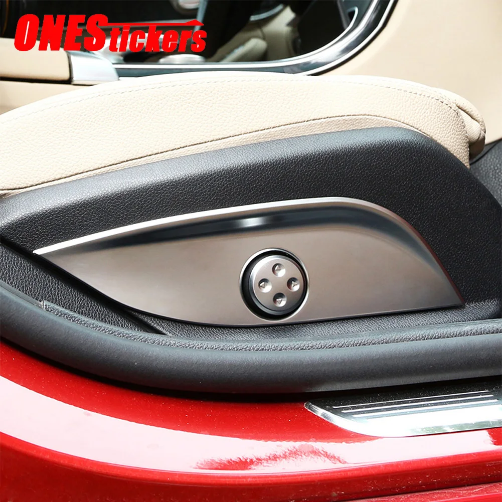 

For Mercedes Benz E C GLC CLS Class W213 W212 W205 W218 C257 Car Accessories Seat Adjustment Button Cover Trim Decorative Frame