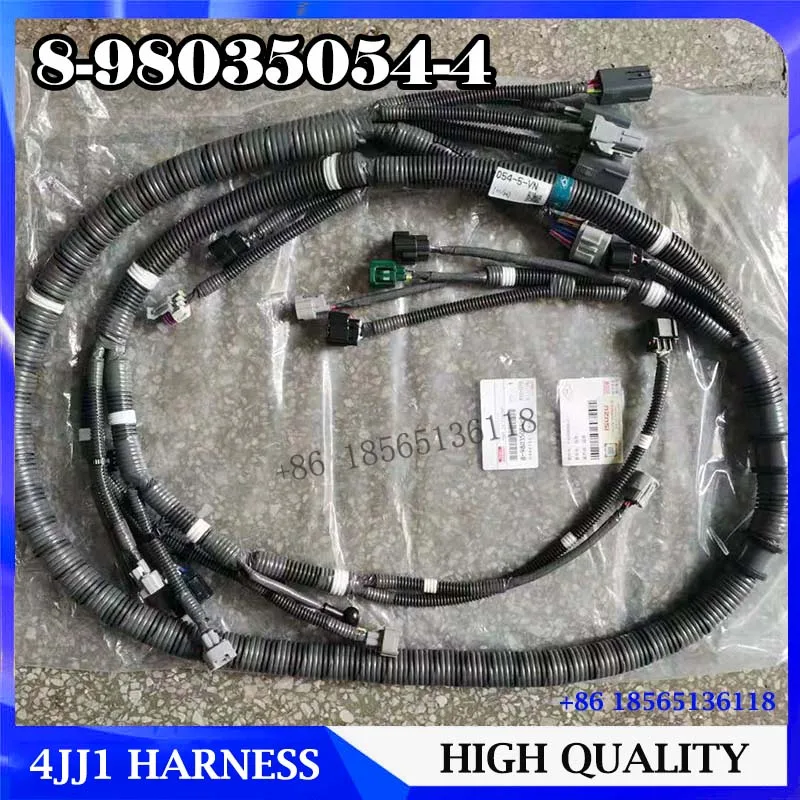 

CX130B SH130 Excavator 4JJ1 Genuine Engine Wiring Harness 8-98035054-2 8-98035054-4 for Excavator Wire Harness