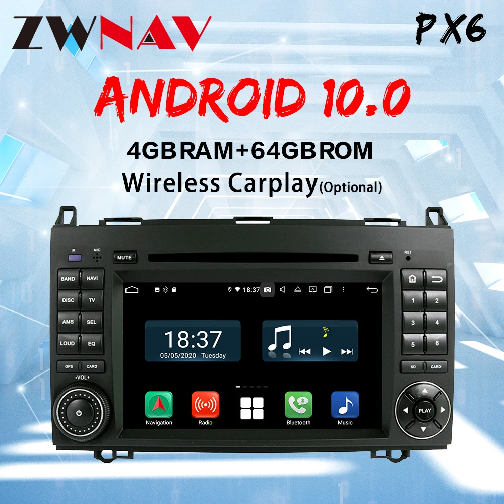 Android Car GPS Stereo Car Radio Car Player For BENZ A-class W169 A150 A170 Exterior Replacement Parts Body Kits AMG W177 A45