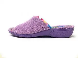 House/woman Slipper/Vulcabicha/open toe/Material instep: textile/rubber sole/lilac Color