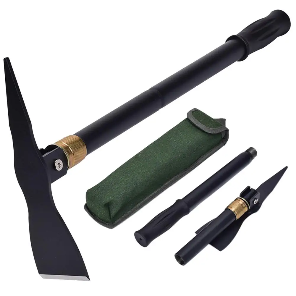 Dobrável Multifuncional com Bolsa de Transporte Pás Acampamento Portátil Leve para Diggingtactical pá Pickaxe Hoe pá