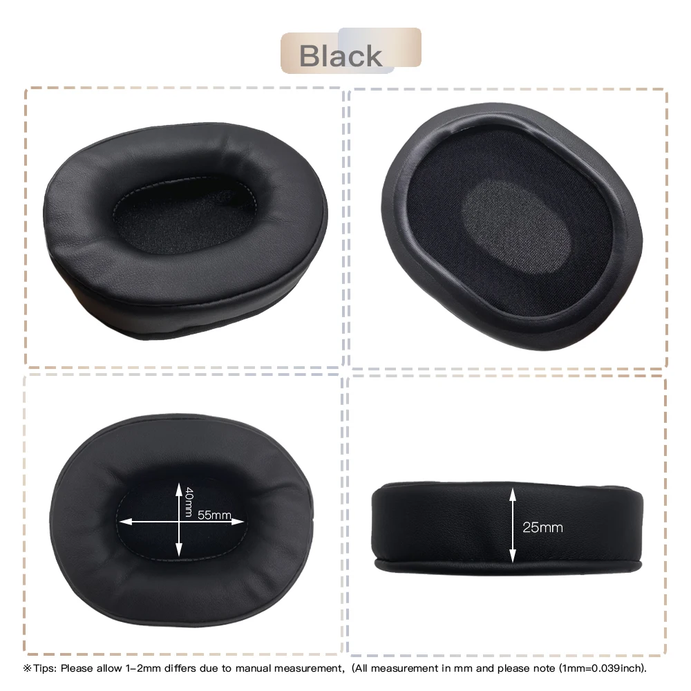 EarTlogis استبدال منصات الأذن ل SteelSeries Arctis برو + Gamedac سماعة أجزاء غطاء للأذن وسادة