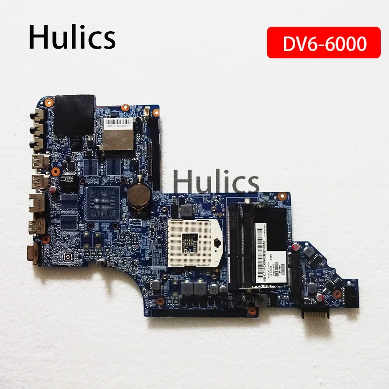 

Hulics Used 665351-001 665351-501 For HP Pavilion DV6-6000 Notebook Mainboard 11A39-2 HM65 DDR3 Main Board Motherboard