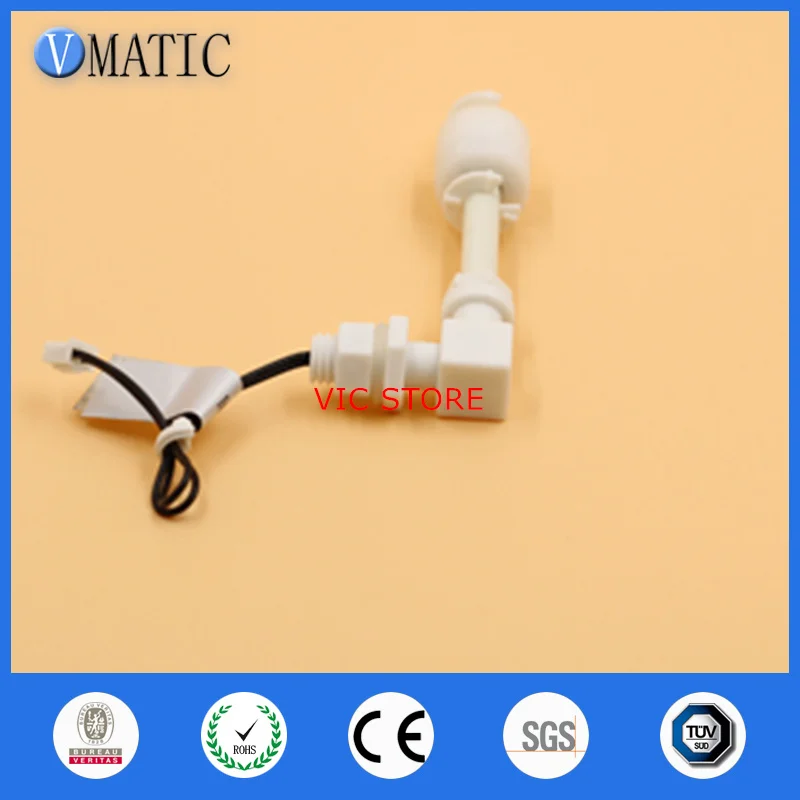 Free Shipping Magnet Switch Plastic Level Sensor 90 Degrees Side Mounted Float Ball Electronic Water Level Sensor VC0862-P