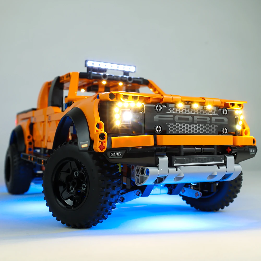 LED Light Kit For 42126 F-150 High Tech Vehicle Raptor Pickup Car Building Blocks Bricks Educational DIY Toys Lamp Set No Model