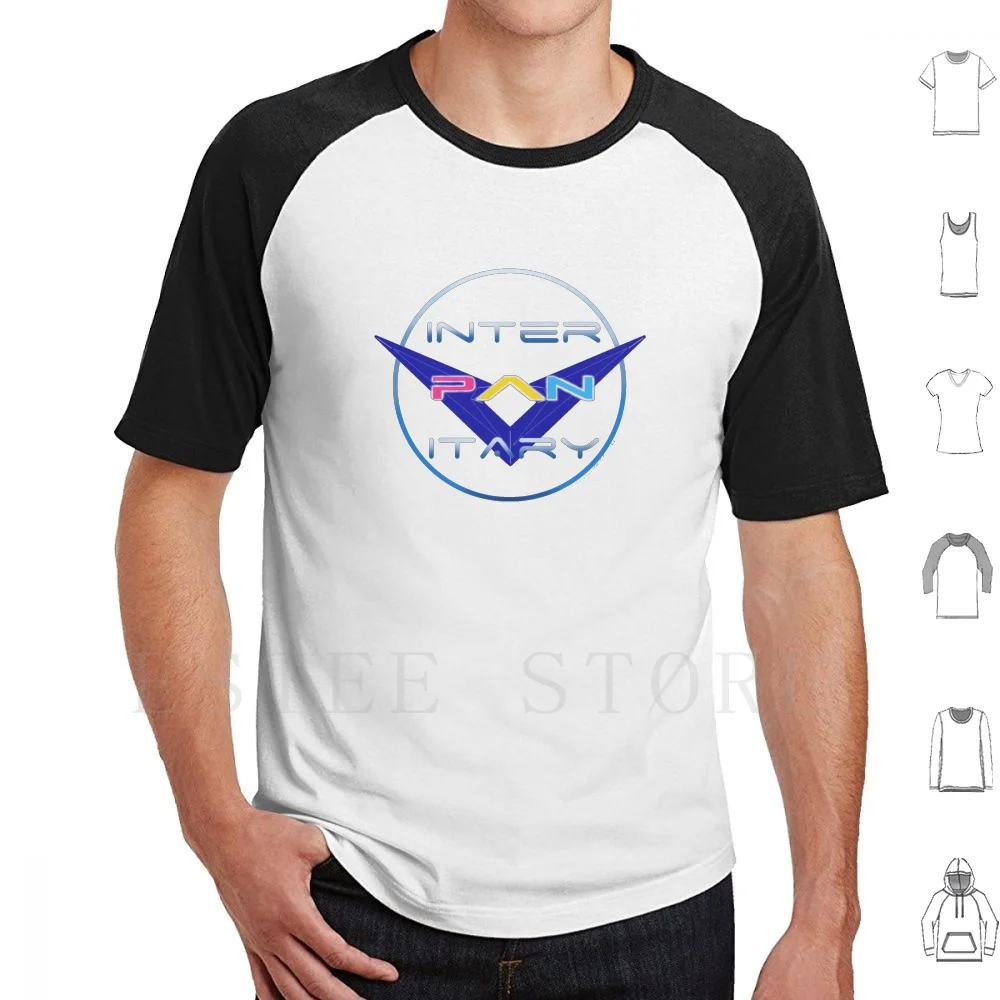 Inter-Pan-Itary T Shirt DIY Big Size 100% Cotton Voltron Space Pansexual Pansexual Lions Blue Lance